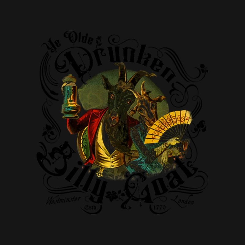 Ye Olde Drunken Billy Goat Mouse Pad
