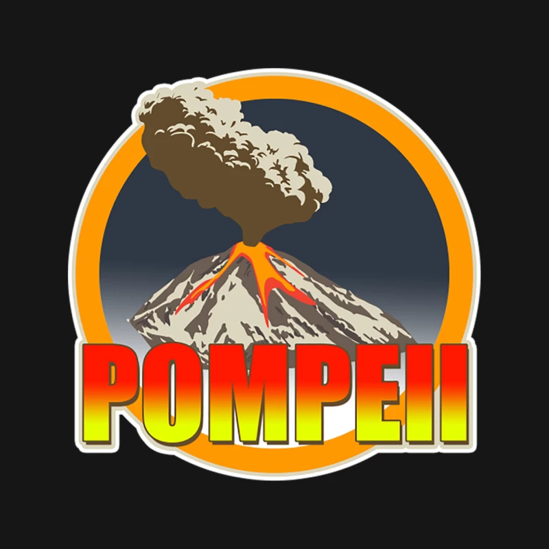 Pompeii - Addams Family Travel Badge Mouse Pad