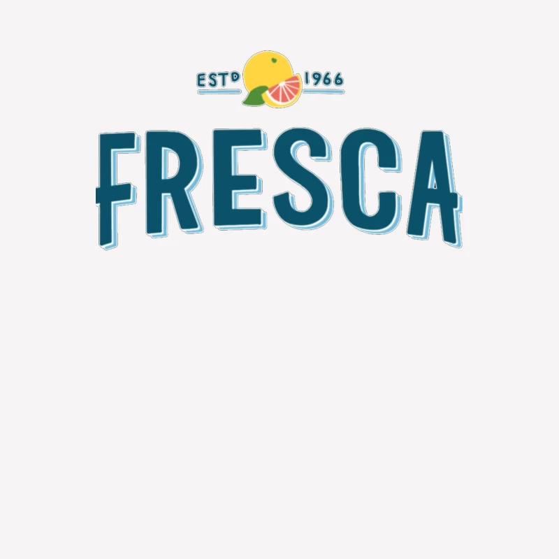 Vintage Fresca Soda Logo Design from 1966 Male T-Shirt