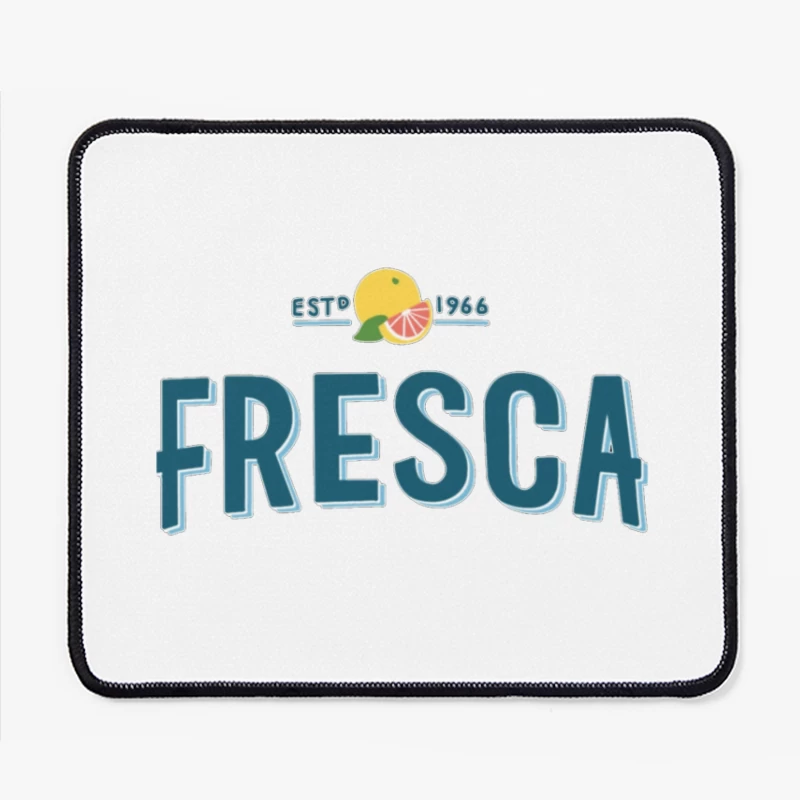 Vintage Fresca Soda Logo Design from 1966 Mouse Pad