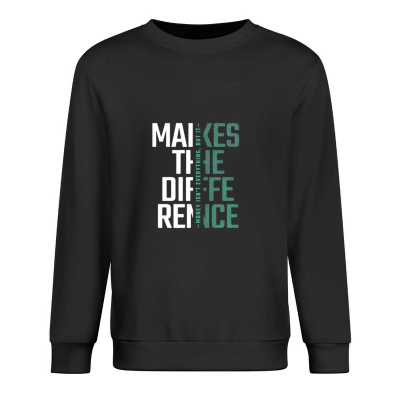 Motivationszitat über Veränderung Herren Pullover Sweatshirt