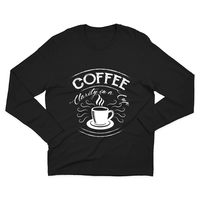 Café Clarté dans une Tasse Homme Manches Longues T-Shirt