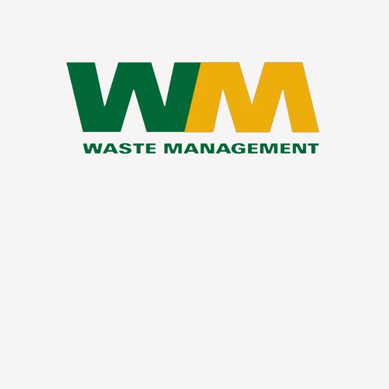 Waste Management (WM) Corporate Logo in Green and Yellow Female T-Shirt