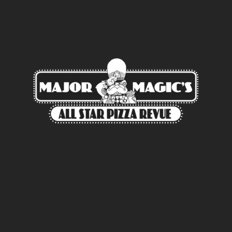 Major Magic's All Star Pizza logo Female Pullover Sweatshirt