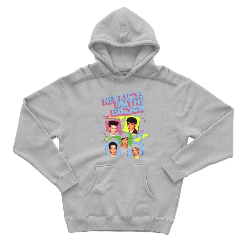 New Kids on the Block 90s Pop Group Vintage Photo Collection Male Pullover Hoodie