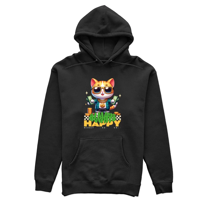 Chat riche avec de l'argent Femme Sweat à capuche
