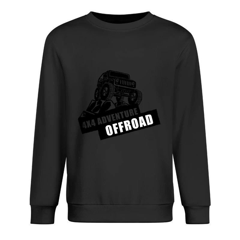 Silhouette de Jeep Offroad Homme Sweat-shirt à enfiler