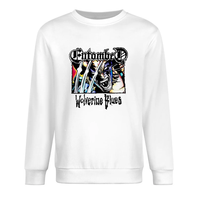 Entombed Wolverine Blues Vintage Male Pullover Sweatshirt