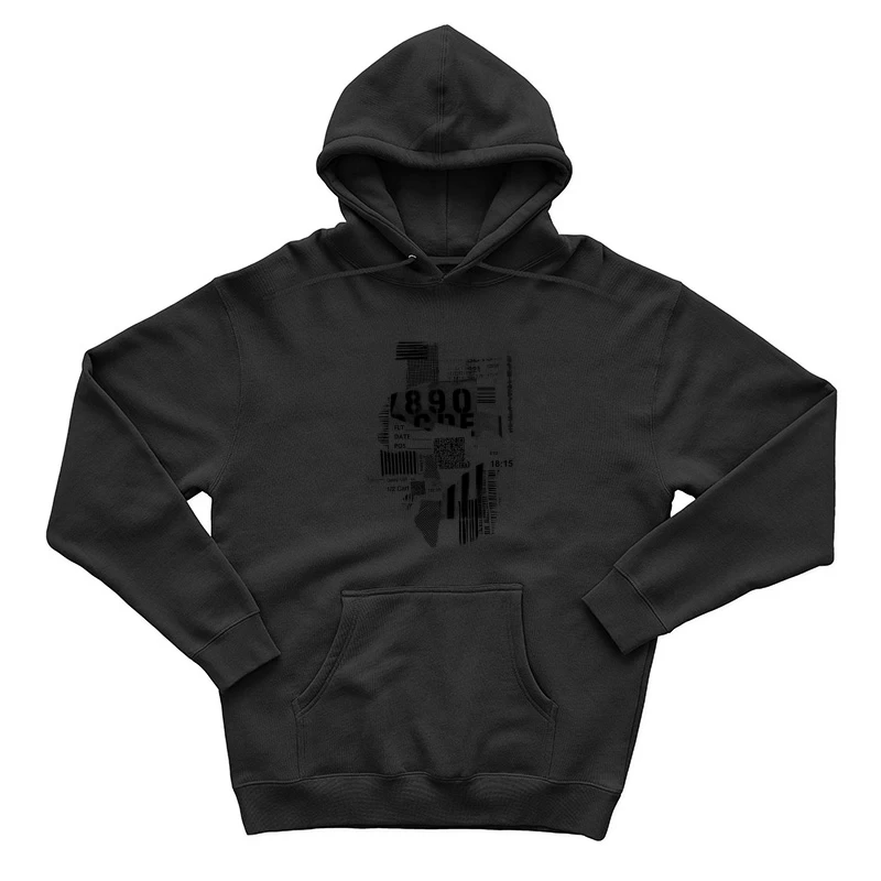 Kassette und Schriftzug Design Herren Pullover Hoodie