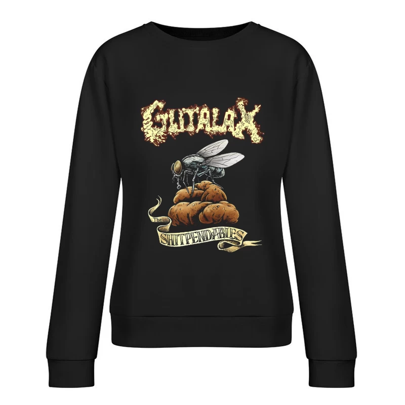 Gutalax The Shitpendables Female Pullover Sweatshirt