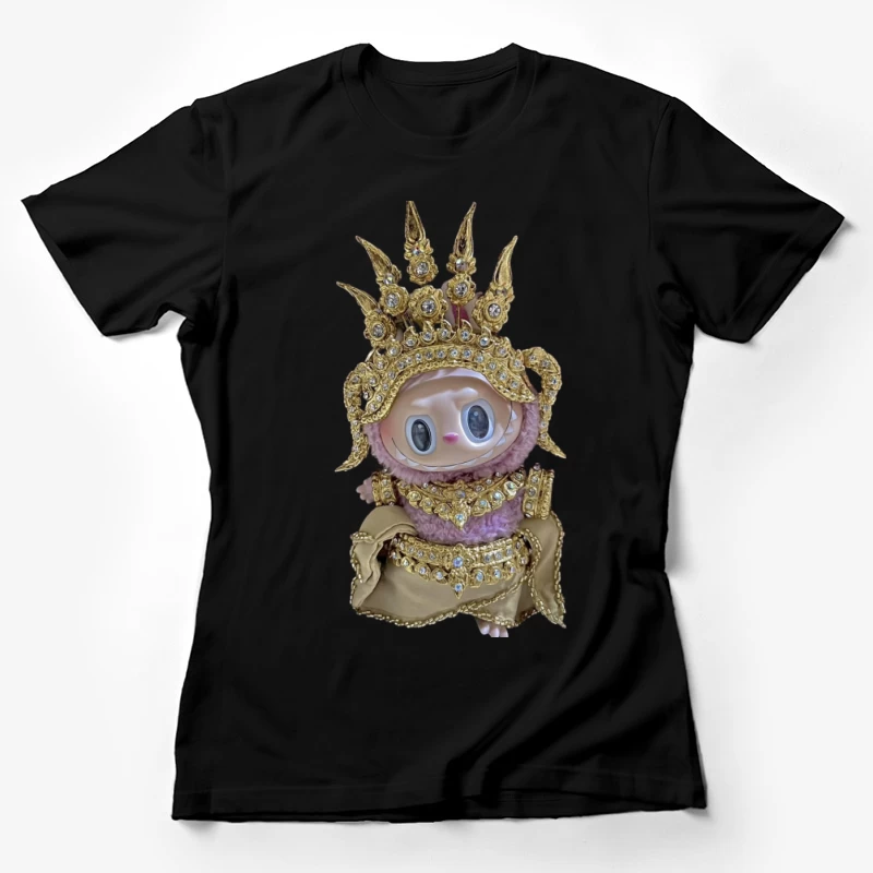 Goldene Krone-Figur Damen T-Shirt
