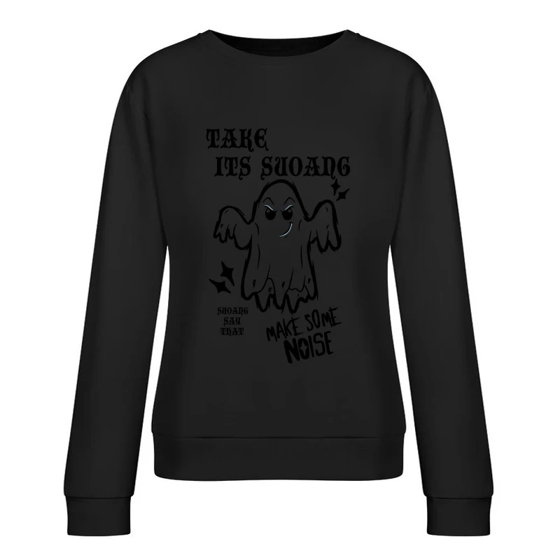Einfaches Lächeln-Gesicht Damen Pullover Sweatshirt