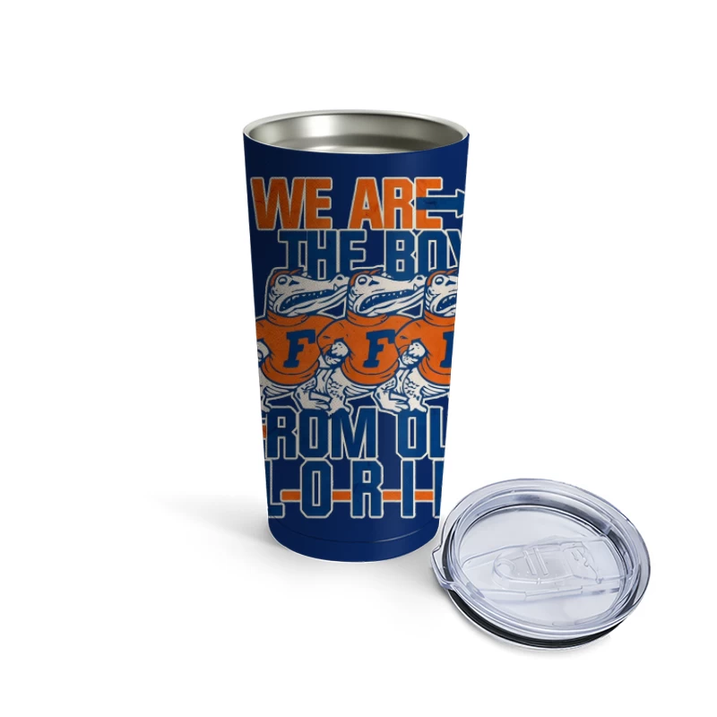 Vintage College Sports - Florida Gators "WE ARE THE BOYS" Travel Mug