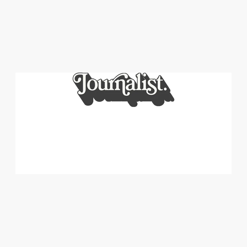 AWESOME Journalist Typographic Design Coffee Mug