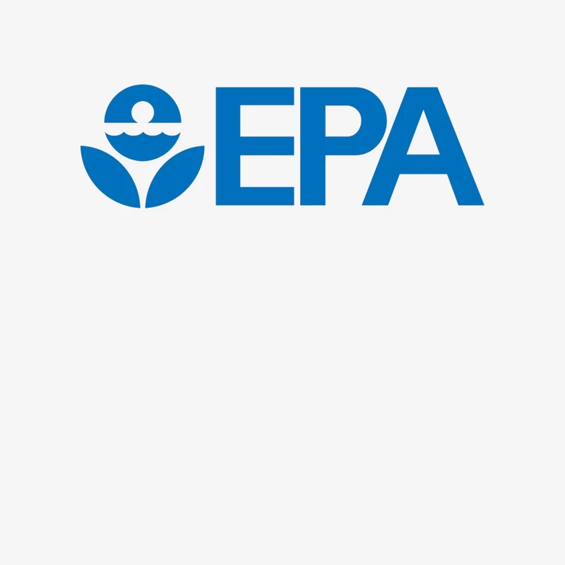 Environmental Protection Agency (EPA) Official Blue Logo Design Male Pullover Sweatshirt