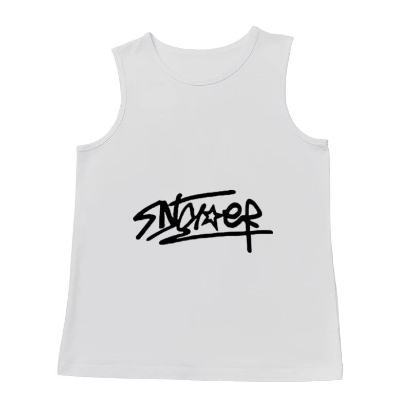 Graffiti-Kunst-Logo mit Sternmotiv Herren Tanktops