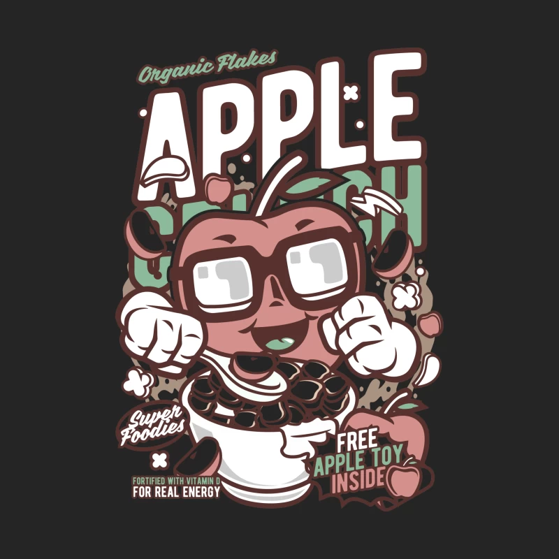 Céréales Pomme Croquante avec Jouet Gratuit Homme Sweat-shirt à enfiler