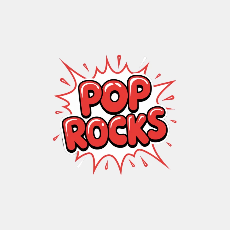Retro Comic-Style Pop Rocks Candy Typography Explosion Male Tank Top