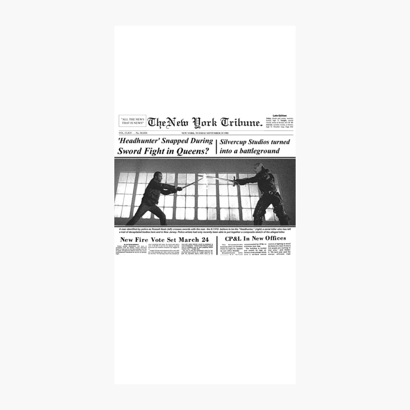 Highlander Newspaper iPhone Case