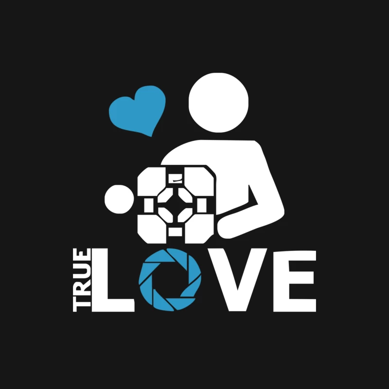 Portal true love - Aperture lab video gamer teleport online pc goal tee Female Long Sleeve T-Shirt