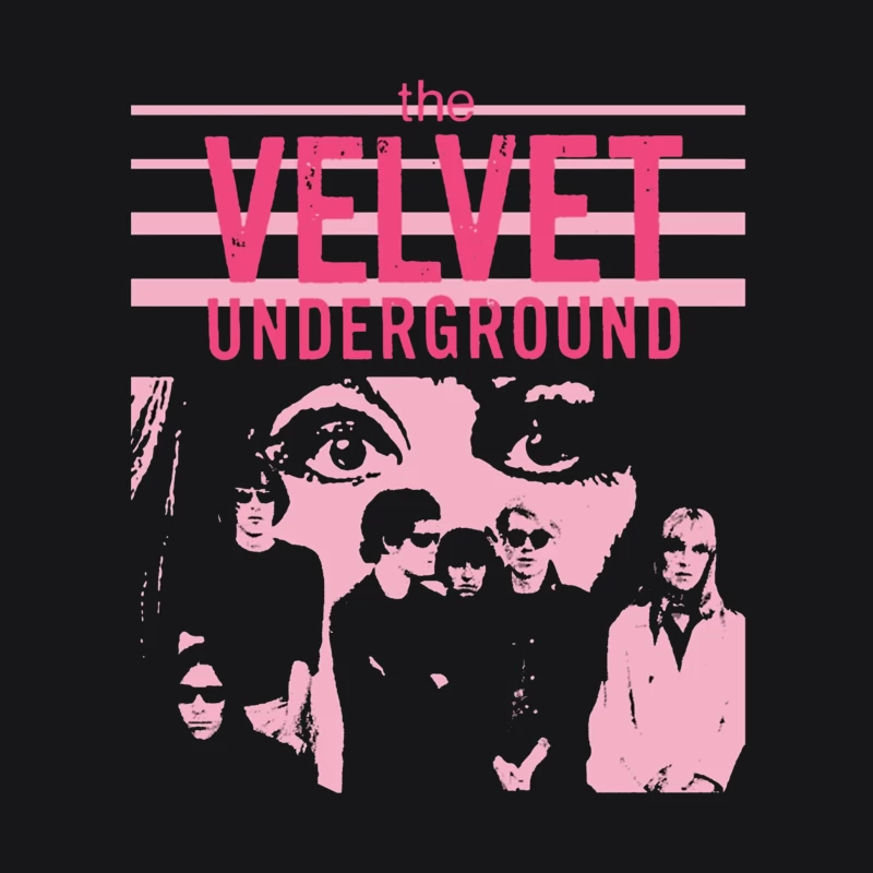 The Velvet Underground Vintage Pink Album Art Design Male Pullover Hoodie