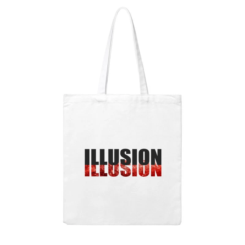 Artistic Representation of Illusion Cotton Tote Bag