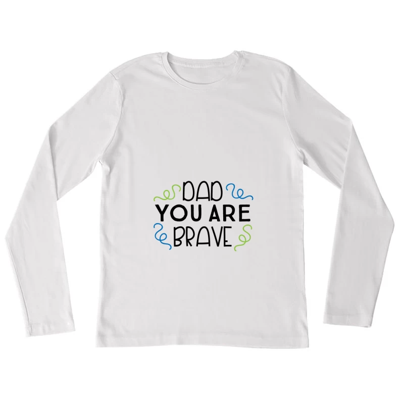 Tourbillons abstraits colorés Femme Manches Longues T-Shirt