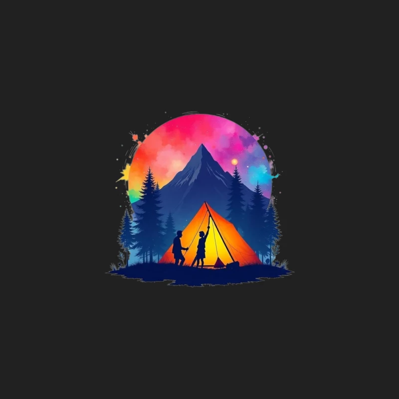 Camping Adventure under the Stars Bucket Hat