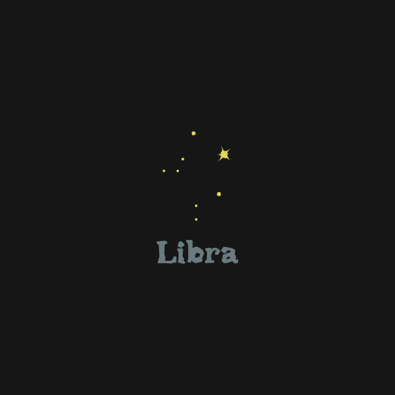 Libra Sternbild Herren Langarm T-Shirt