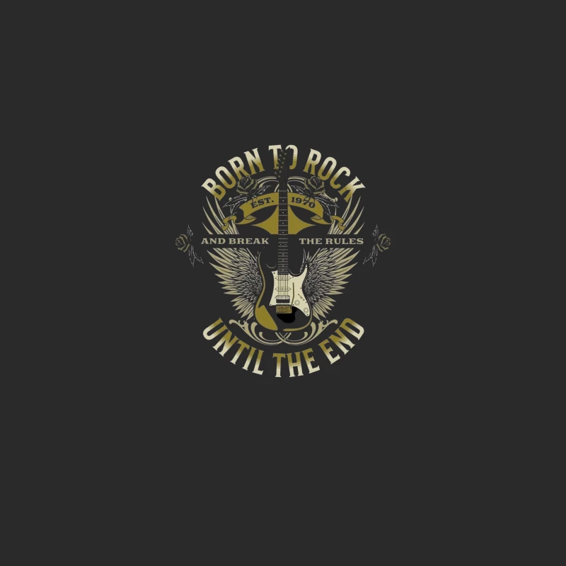 Born to Rock Graphic Tee Baseball Cap