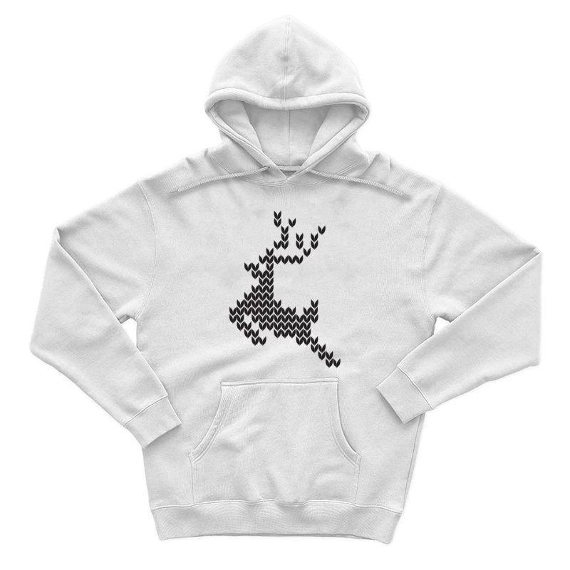 Design géométrique en chevrons Homme Sweat à capuche