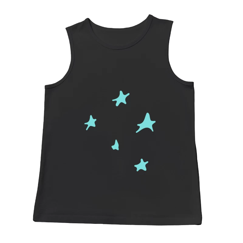Étoiles bleues dispersées Homme Débardeur