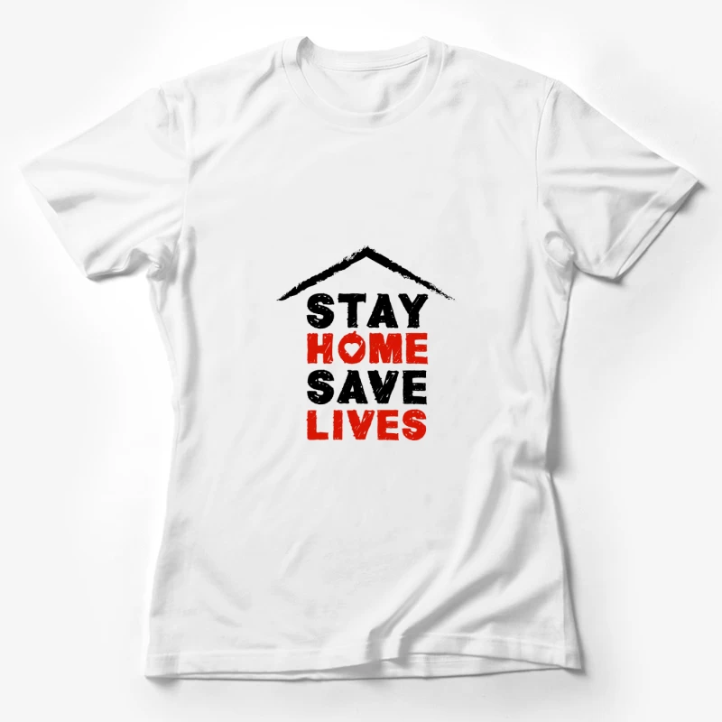 Message puissant sur la maison et la vie Femme T-Shirt