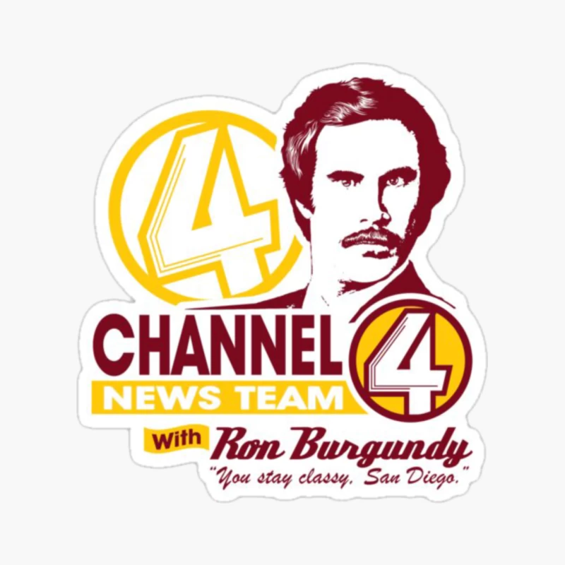 KVWN Channel 4 News Logo 3 Cotton Tote Bag