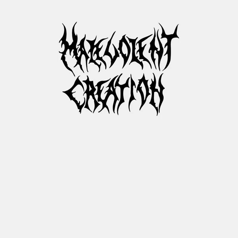 Malevolent Creation Black Logo Male Tank Top