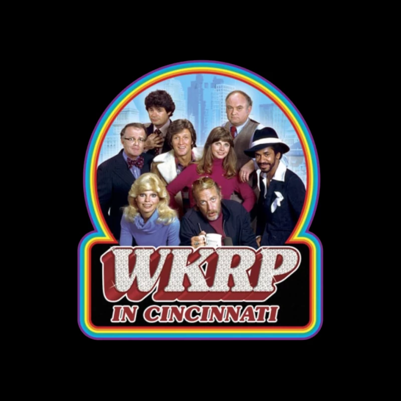 WKRP in Cincinnati skyline logo 6 Pin