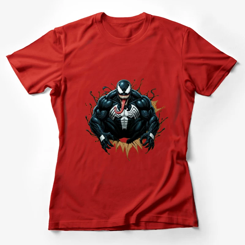 Venom: The Iconic Marvel Anti-Hero Female T-Shirt
