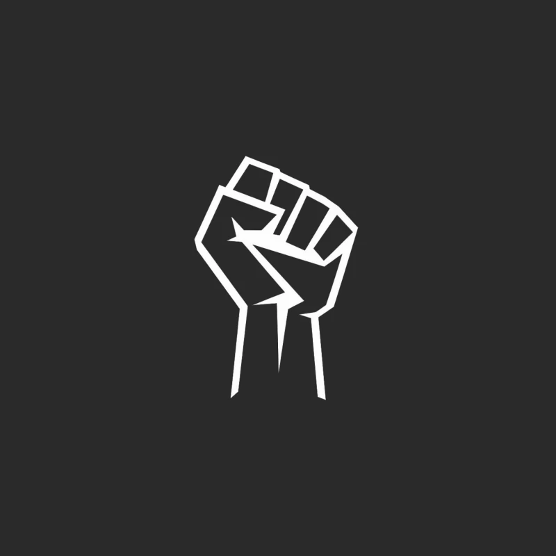 Raised Fist: Symbol of Protest and Solidarity Baseball Cap