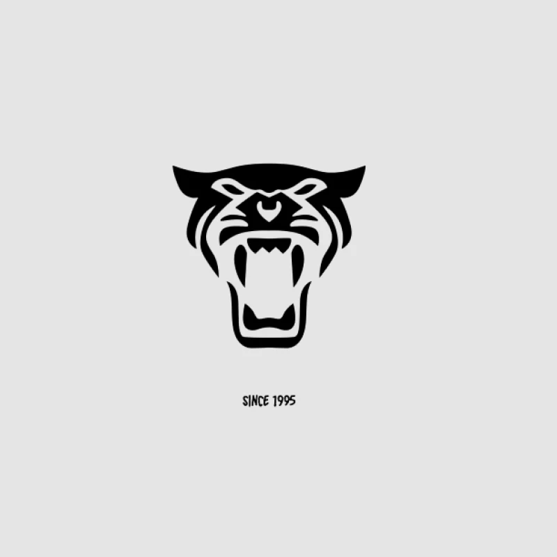 Tiger Kopf Design seit 1975 Herren Pullover Hoodie