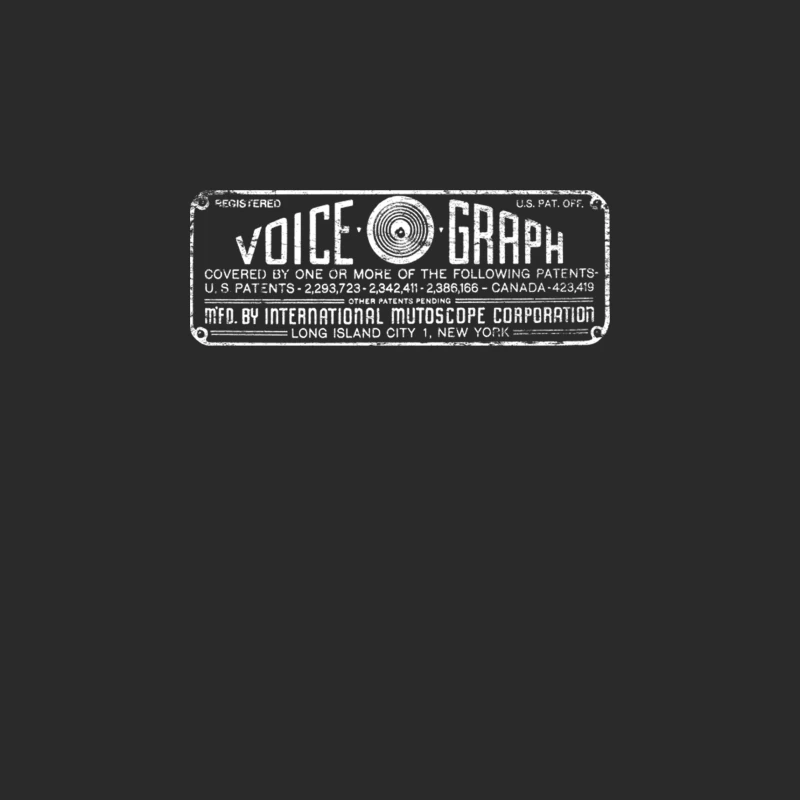 Voice-O-Graph Baseball Cap