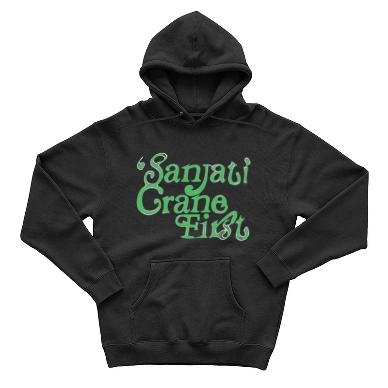 Sanjati Crane Schriftzug Herren Pullover Hoodie