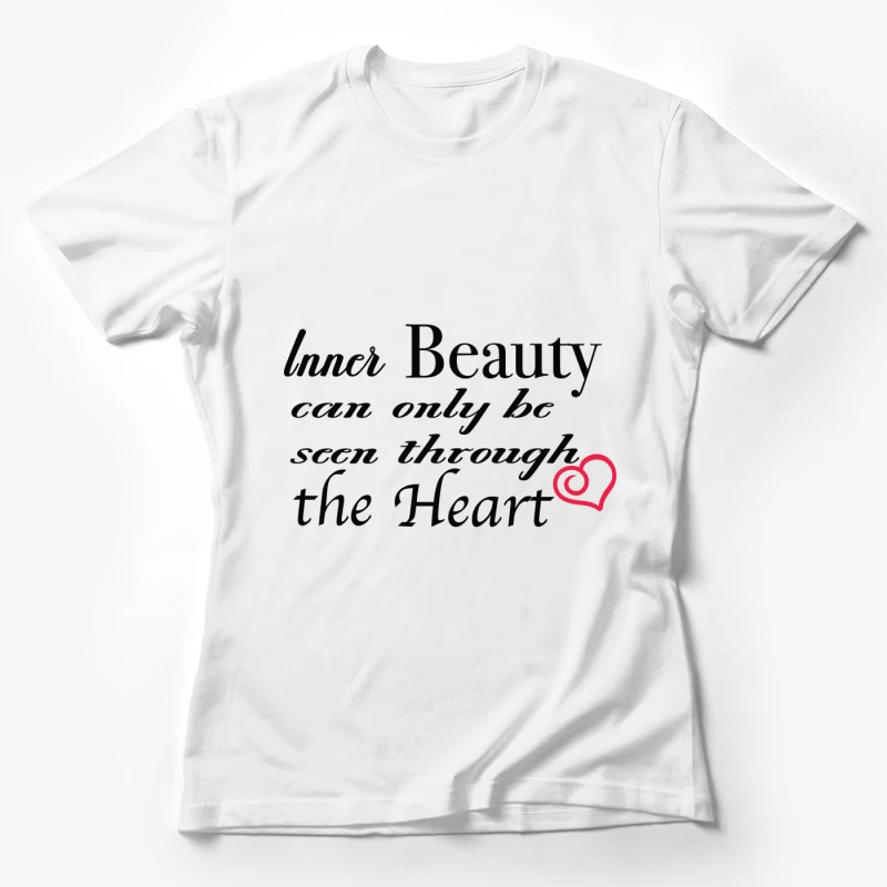 Beauté intérieure et cœur Femme T-Shirt