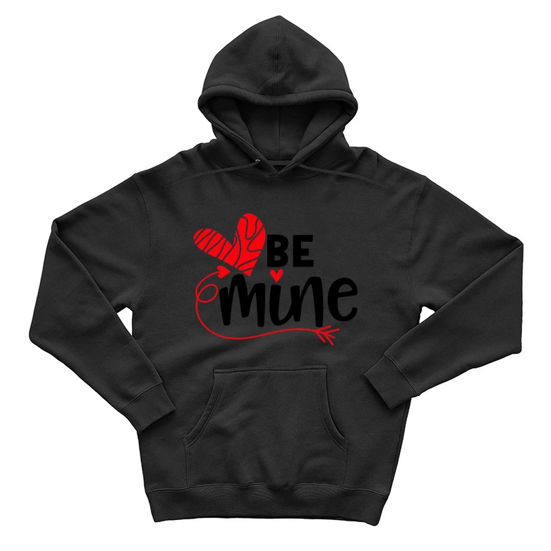 Graphisme Cœur Amour Rouge: Message Romantique Homme Sweat à capuche