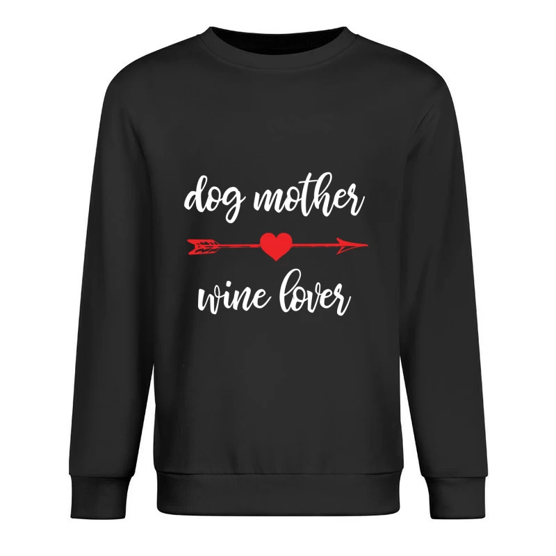 Amour des chiens et du vin Homme Sweat-shirt à enfiler