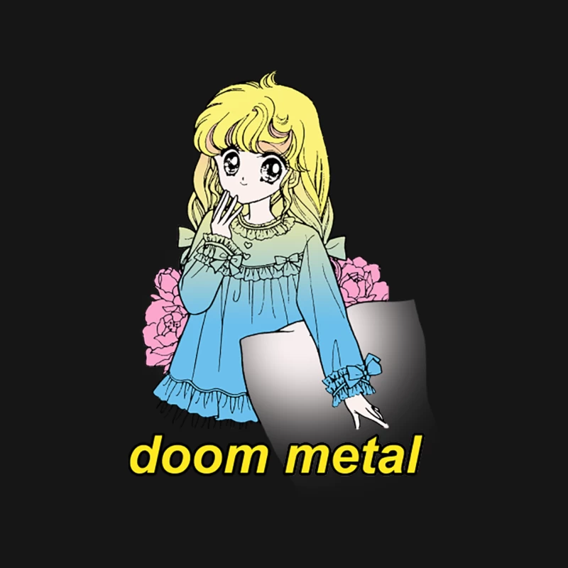 Doom Metal  Aesthetic Nihilist Meme Design Mouse Pad