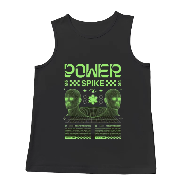 Design Rétro Cyberpunk Homme Débardeur
