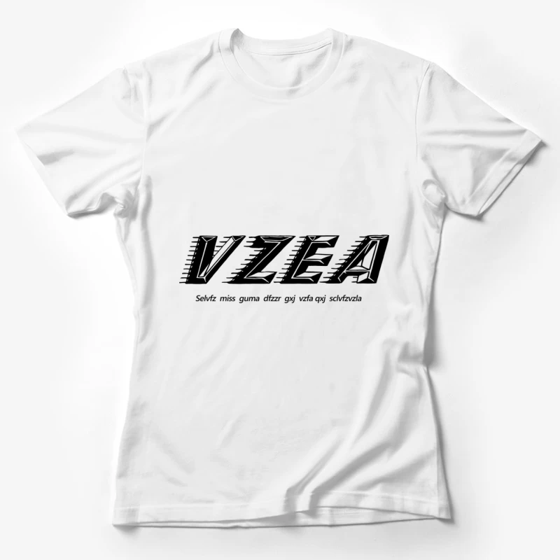 VZEA Design mit Slogan Damen T-Shirt