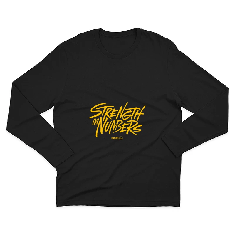 Playoffs Slogan Design Herren Langarm T-Shirt