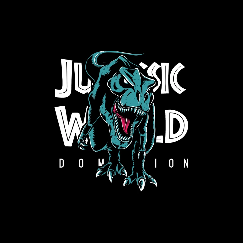 Jurassic World Dominion Logo Tapestry