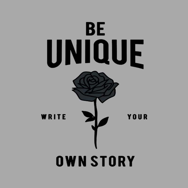 Be Unique - Write Your Own Story Female Pullover Hoodie